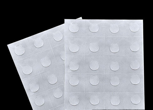 400PCS Clear Dots Glue Removable Double Sided Adhesive Dots for Balloons Sticking Hanging Posters Photos Paper Scrapbooking Walls Candles Making B...