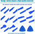 12 Pieces Carbon Fiber Plastic Scraper Scratch Free Plastic Scraper Multi-Purpose Scraper Non-Scratch Pen-Shaped Cleaning Tool Easy for Cleaning S...