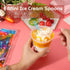 3 Inch Tiny Mini Tasting Spoons Colored Disposables Small Taster Spoon, Mini Sampling Spoon for Desserts Pudding Jello Shots Ice Cream (1 Pack of ...