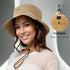 Waterproof Bucket Rain Hat, Outdoor Fishing Hat for Men Women Foldable Outdoor UV Protection Sun Hat Quick Dry Packable Hat for Summer Beach Fishi...