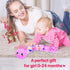 KMUYSL Baby Toys 0 to 12 Months, Musical Stuffed Animal Toys for 0-3-6-12 Months, Soft Sensory Toys with Crinkle and Rattles, Infant Tummy Time To...