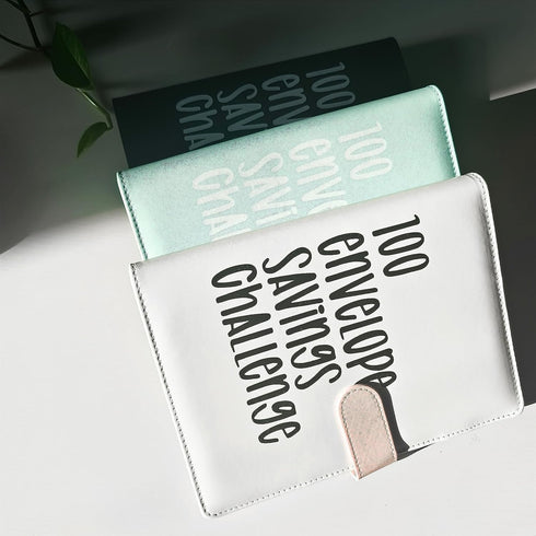 100 Envelopes Money Saving Challenge Budget Binder, Savings Challenges Binder, Budget Binder with Cash Envelopes for Budget Planner & Saving Money...