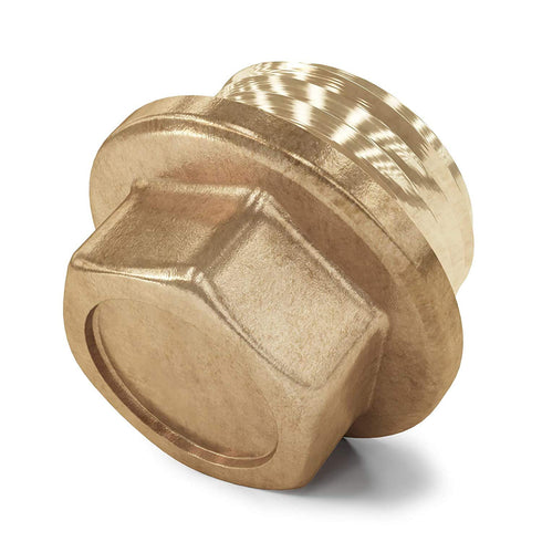 Pipe Cap 1/2" Male for Repair, Metal Fitting Male Threaded Brass Construction NPT...