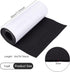 BENECREAT Black Self-Adhesive Felt Fabric 11.8" x 78.7" Shelf Liner for DIY Costume Making and Jewelry Drawer Box Fabric Peel Stick, 3mm Thick...