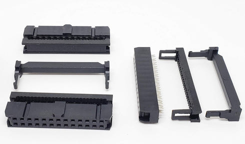 PC Accessories - Connectors Pro 30-Pack 2X13 26P 2.54mm 0.1" Pitch Dual Rows IDC Sockets for Standard Flat Ribbon Cable, 26 Pins FC Female Connect...