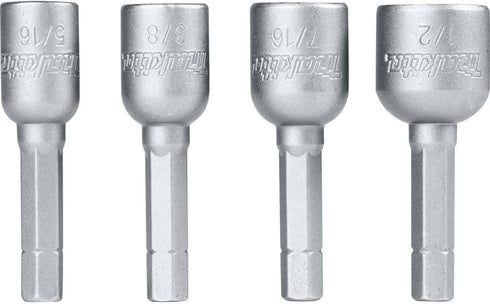 Makita B-59265 4 Pc. Magnetic Nutsetter Set, 5/16", 3/8", 7/16", 1/2"...