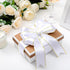 Lyrow 100 Yards White Satin Ribbon with Gold Edges 1.5 Inch Gold Border Fabric Ribbons Funeral Ribbon for Gift Wrapping DIY Crafts Wedding Baby Sh...