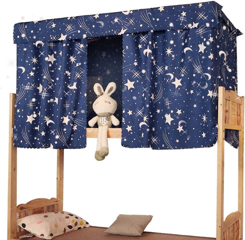 Heidi Galaxy Star Bed Canopy Single Sleeper Bunk Bed Curtain Student Dormitory Blackout Cloth Mosquito Nets Bedding Tent...