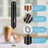 Handheld Milk Frother, Battery Operated Electric Foam Maker and Mixer for Drinks (Black)...