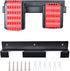 2Pack Battery Holder for Bosch 18V 14.4V Battery Wall Mount Dock Stainless Black Battery Tool Holder for Tool Organization and Storage...