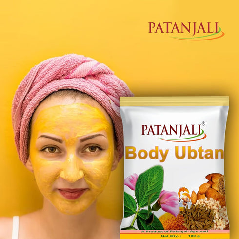 Patanjali Body Ubtan pack of 2-100 g / 0.22 lb...