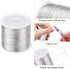 MIKIMIQI 328Ft Jewelry Wire - 26 Gauge Tarnish Resistant Copper Beading Wire for Jewelry Making, 0.4mm X 100m (Silver Color)...