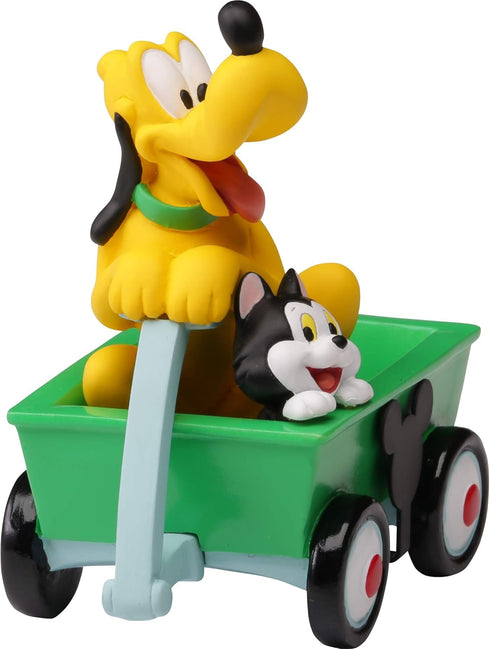 Precious Moments Disney Showcase Collection: Resin/Vinyl Figurine of Mickey & Minnie’s Pets Pluto & Figaro in Parade...