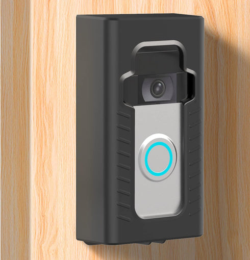 Adhesive Mount Compatible with for Video Doorbell No-Drill Mounting Bracket cover Holder Not Block Doorbell Sensor...