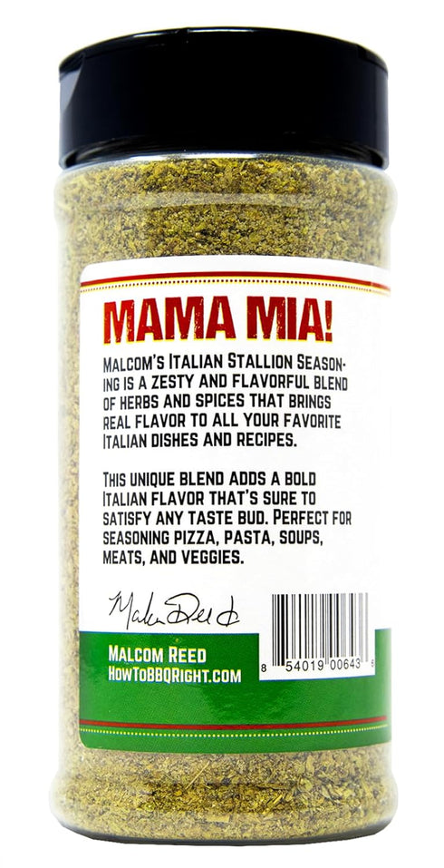 Malcom's Italian Stallion Seasoning | Italian Seasoning for pizza, pasta, soups, meats, and vegetables | 11 Ounces...