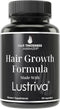 Lustriva + Biotin 10000mcg - Clinically Tested & Proven for Hair Growth & Skin in A Double-Blind Study. Hair & Skin Vitamins Supplement That Enhan...