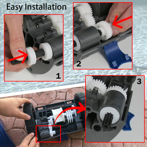 360290 Right Drive Kit with Instructions Manual, Automatic Suction Pool Cleaner Right Drive Kit, Compatible with Rebel and Kreepy Krauly Warrior P...