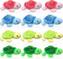 Sratte 12 Pcs Mini Turtle Stuffed Toy Soft Small Sea Turtle Animal Plush Toys for Adults Birthday Party Decorations Beach Bag Gift, Pink Blue Yell...
