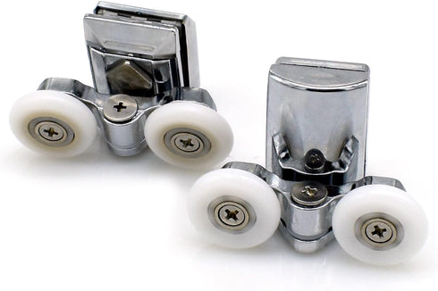 Stainless Steel Shower Door Wheels 23mm Shower Door Rollers (2top +2bottom)...