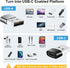 USB to USB C Adapter 8 Pack,USB C to USB Adapter,USB C to USB A Adapter,USB to C Adapter,USB-C to USB Adapter,USB to USBC-C Adapter for iPhone,Mac...