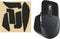 kwmobile Mouse Grip Tape Compatible with Logitech MX Master 3S Grip Tape - Non-Slip Faux Leather - Black...