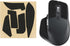 kwmobile Mouse Grip Tape Compatible with Logitech MX Master 3S Grip Tape - Non-Slip Faux Leather - Black...