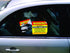 Private Parking Stickers (Pack of 50) Reserved No Permit Area Violation Warning Notice Vehicle is Illegally Parked - Large Size 6" X 9" – Yellow...