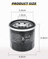 16097-0008 Oil Filter Compatible for Kawasaki Ninja 300 400 500 650 1000 Prairie 300 360 400 Bayou 400 Vulcan 2000 1700 1600 1500 900 800 750 650 ...