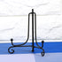 OKJHFD 1 pcs 4" - 12" Display Stand, Tabletop Black Iron Easel for Photo, Plate Holder Display Stand Black Iron Easel Stands for Photo, Decorative...