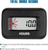 Runleader Digital Hours Counter,AC/DC 5V to 277V for Garden Tractor Generator Scooter Club Car Forklift Leaf Trimmer etc.(1)...