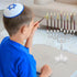 Majestic Giftware Multicolor Hanukkah Candles - CP20 | 45 Dripless Handcrafted Chanukah Candles for All 8 Nights of Hanukkah | Manufactured by Saf...