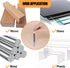 2 Pcs Dual Head Nail Setter 3/32? and 1/8? Spring Loaded Nail Set Hammerless Double Ended Nail Punch Tool, 3500 PSI Striking Force Counter Punch...