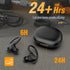 Wireless Earbuds with Earhooks for Small Ears, Deep Bass Stereo Wireless Earphones with Mic, IPX7 Waterproof, Noise Isolation, 3EQ Sound Settings,...