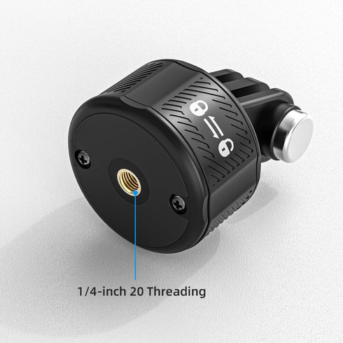 SUREWO Quick Release Base Mount for GoPro,Magnetic 1/4 inch 20 Camera Mount Compatible with GoPro Hero 12 11 10 9 8 7 6 5 Black,DJI Osmo Action,Cr...