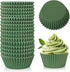 Whaline 300Pcs Green Cupcake Liners Olive Dark Green Baking Cups Wedding Baby Shower Cupcake Wrappers Holders Muffin Liners for Bridal Shower Birt...