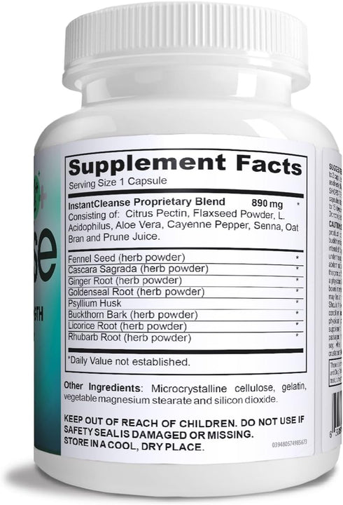 Cleanse Complete - Triple Strength Activated Colon Cleansefor Optimal Colon Health and Colon Care....