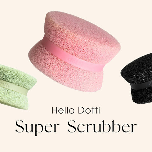 Dotti Super Scrubber Silicone Sponge - Odor-Free, Non-Scratch, Fast-Drying, and Dishwasher-Safe Dish Scrubber - Also for Showers, Tile, and Counte...