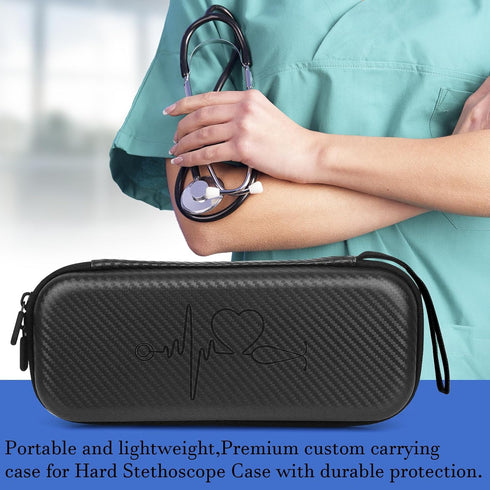 Stethoscope Case for 3M Littmann Classic III,Stethoscope Carrying Case for Nurse Gift,Lightweight Stethoscope Travel Holder for Lightweight II S.E...