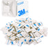 XHF 100 PCS 3/4" White Self Adhesive Cable Zip Tie Mounts Wire Cable Clips Holders Management Anchors Organizer Holders Squares(HS-101S)...