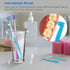 V+A Shaped Orthodontic Toothbrush for Braces, with 6 Interdental Brushes, Soft Bristles, 6 Count...
