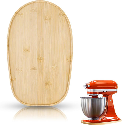 Mixer Sliding Mats for Stand Mixer, Waterproof Kitchenaid Mixer Slider Mat Wood Mixer Mover Mat Slide Pad for Mixer with 5-8 Qt Mixer and Mixer Ap...