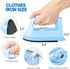 Mini Iron for Crafts Quilting, Travel Iron Household Iron Easy Iron Supplies Mini Electric Iron, Mini Heat Press Machine Sewing Sachine (Blue)...
