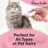 Self-Cleaning Button, Cat Brush, Dead Hair Brush, Dog Brush, Pet Grooming Tool, Suitable for Dogs Cats Short and Long Hair Shedding, Deshedding To...