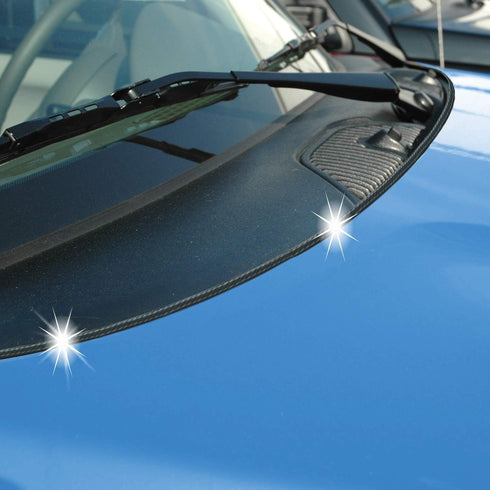 Cowles Custom - Enhanced 8FT Carbon Fiber U-Channel Edge Guard Trim, 8FT Flexible Plastic (PVC) Bumper Protector Accessory, Door Guard for Cars, T...