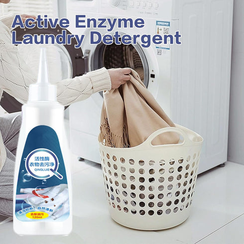 Clothes Oil Stain Remover,Active Enzyme Clothing Stain Remover, Active Enzymatic Laundry Cleaning, active enzyme laundry stain remover, Stubborn S...