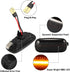 X AUTOHAUX Car Markers Light Accessories LED Side Marker Lights Sequential Flashing Turn Signal Light Assembly for Audi A6 2000-2011 for Audi A4 2...