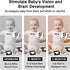 High Contrast Baby Cards for Infants, Black and White Baby Cards High Contrast Baby Toys for Newborns Visual Stimulation Brain Sensory Development...