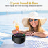 HAISSKY Bluetooth Shower Speakers, Portable Wireless Speaker with Suction Cup, IP67 Waterproof Speaker with LED Light, Pairs Easily to Phones, Tab...