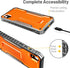 FITO for TCL 30Z / 30 LE Case, Dual Layer Shockproof Heavy Duty Case with Screen Protector, Built-in Kickstand (Orange)...
