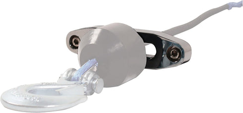 Extreme Max 5600.3096 MAGNA Polished Aluminum Universal ATV / UTV Hawse Fairlead for Synthetic Rope, SILVER...